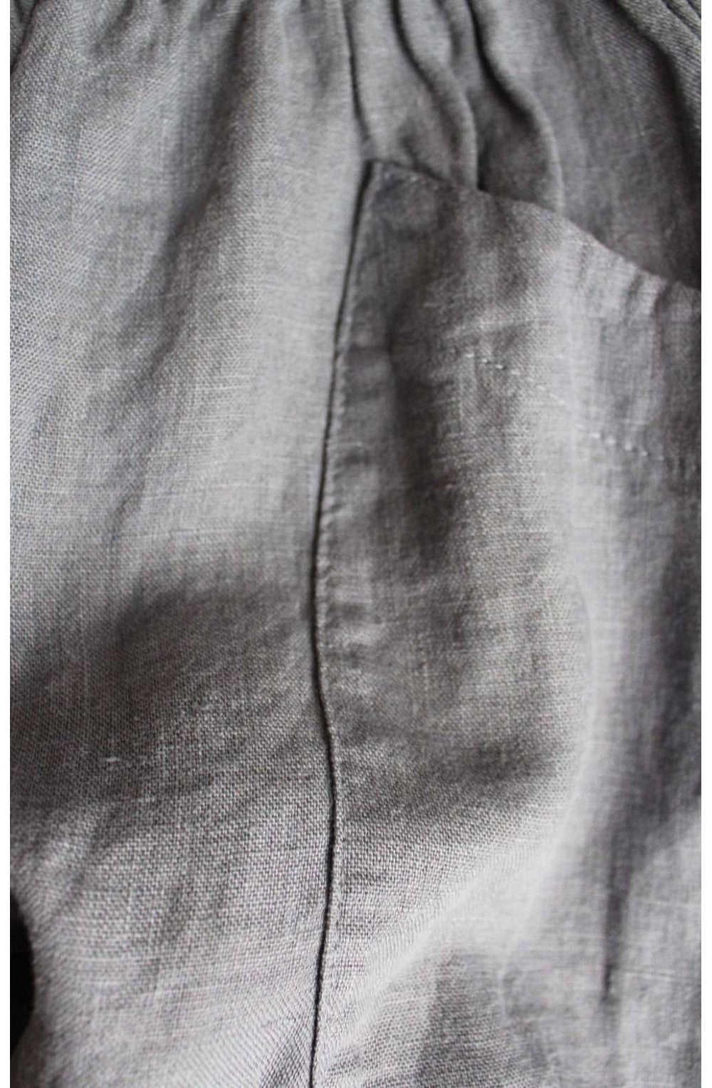 Grey Linen Culottes