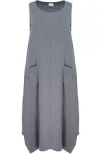 Grey Linen Dress