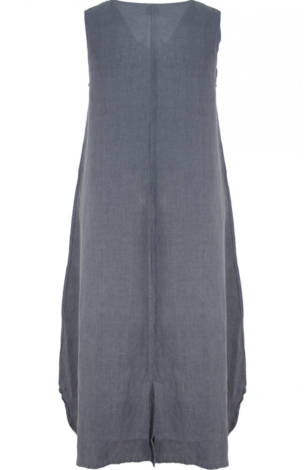 Grey Linen Dress
