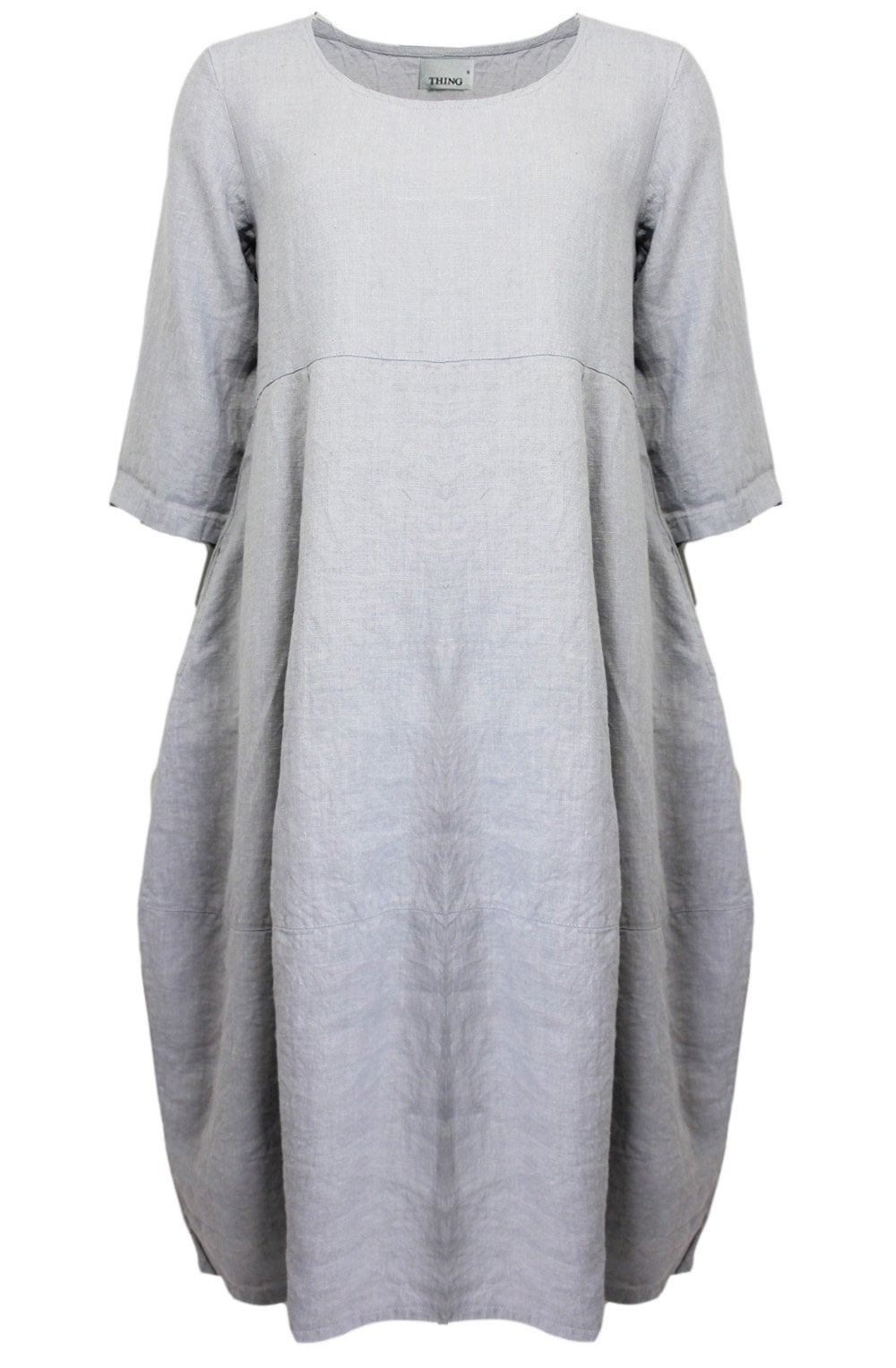 Grey Linen Dress