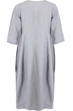 Grey Linen Dress