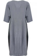 Grey Linen Tulip Dress