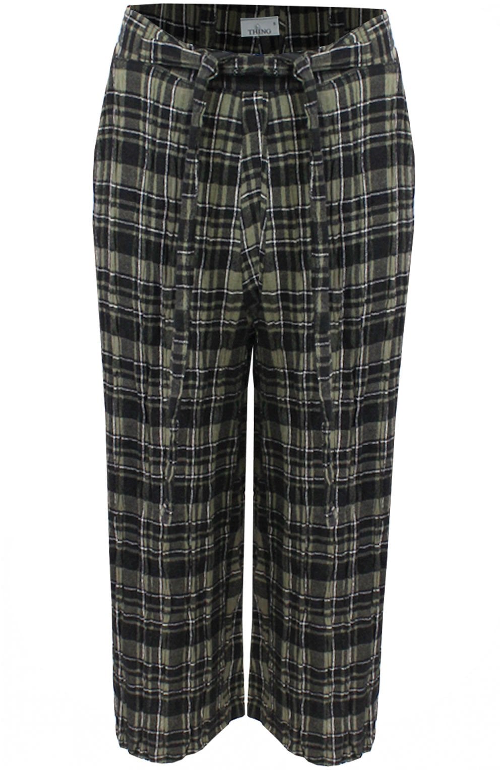 Herb Checked Culottes