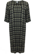 Herb Checked Tulip Dress