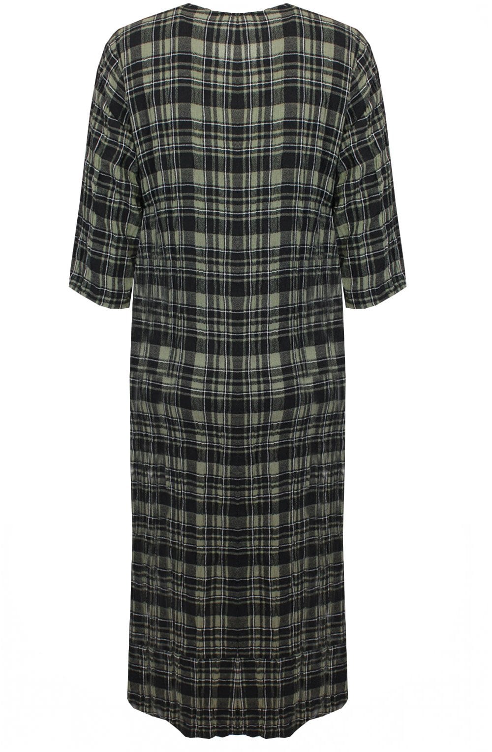 Herb Checked Tulip Dress