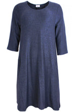 Indigo Soft Knit Swing Dress