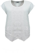 Off White Linen Top