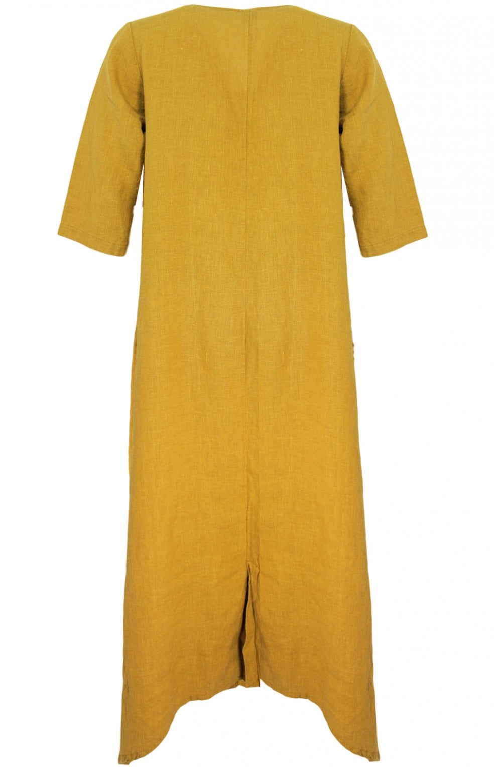 Saffron Linen Dress