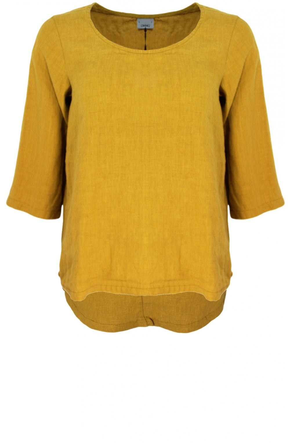 Saffron Linen Top
