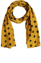 Saffron Spot Print Scarf