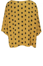 Saffron Spot Print Top