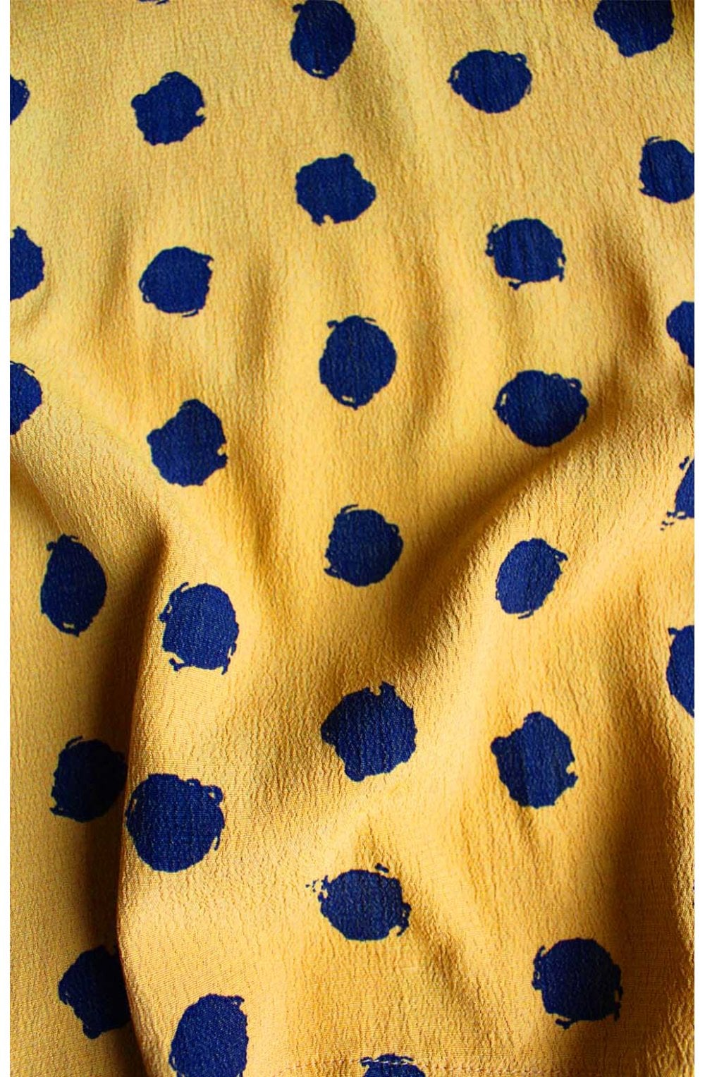 Saffron Spot Print Top