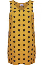 Saffron Spot Print Top
