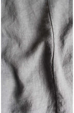 Short Grey Linen Top