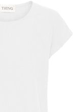 White Linen Asymmetric Top