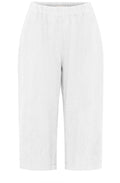 White Linen Culottes