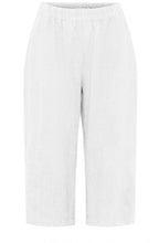 White Linen Culottes
