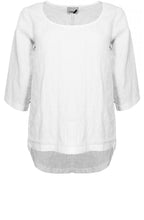 White Linen Top