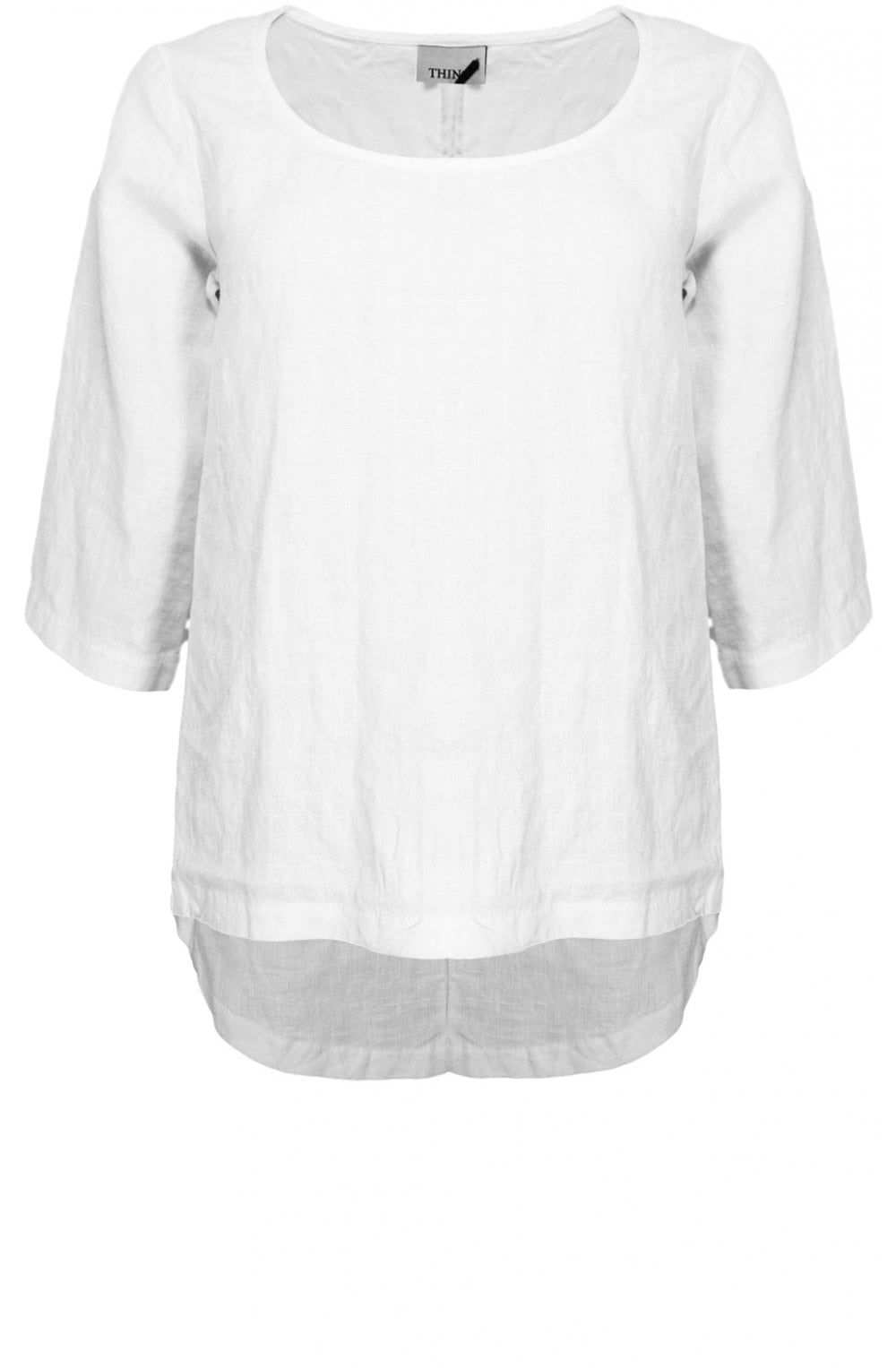 White Linen Top