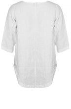 White Linen Top