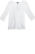 White Linen Top