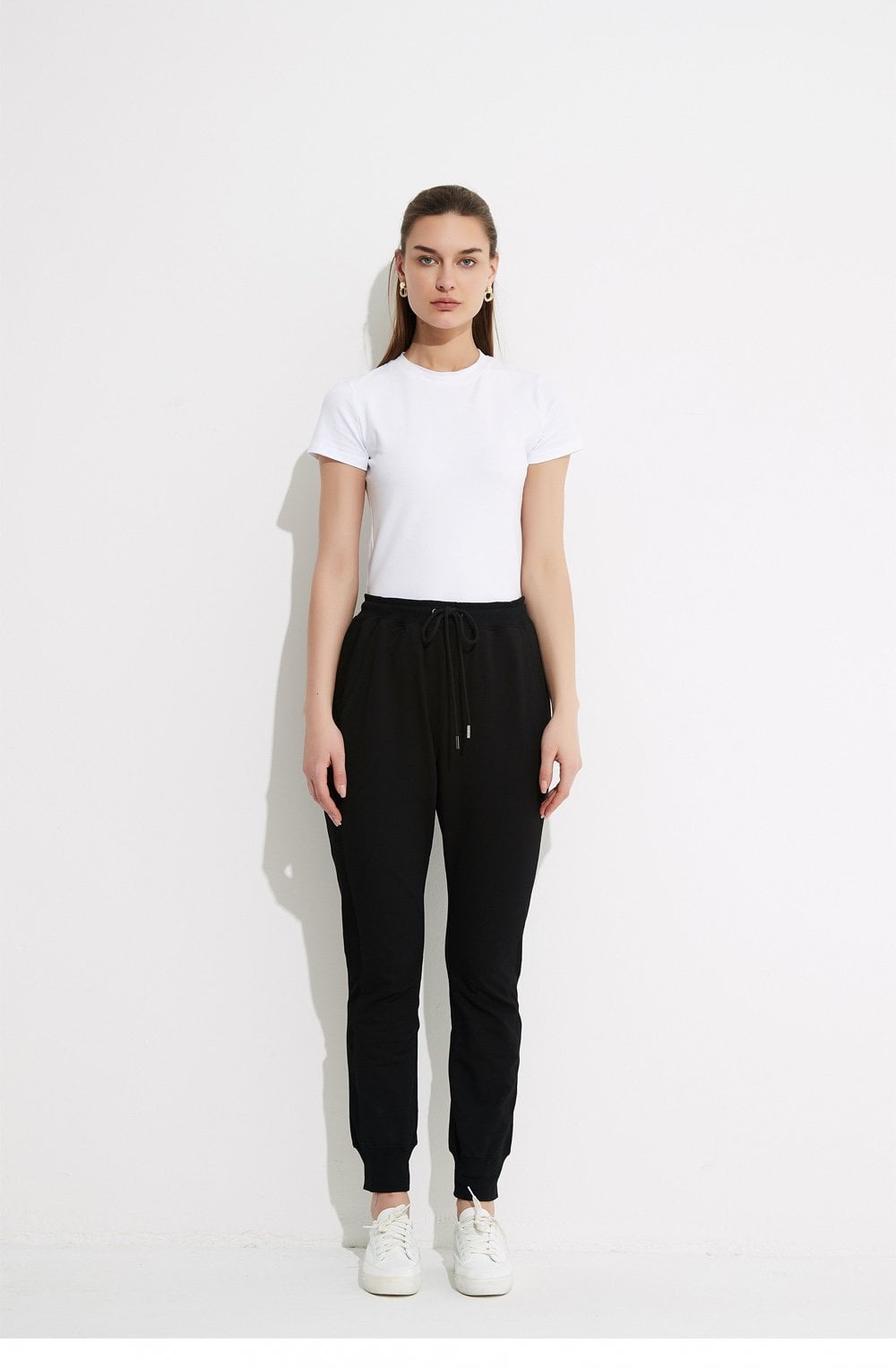 Black Jogger Style Trouser