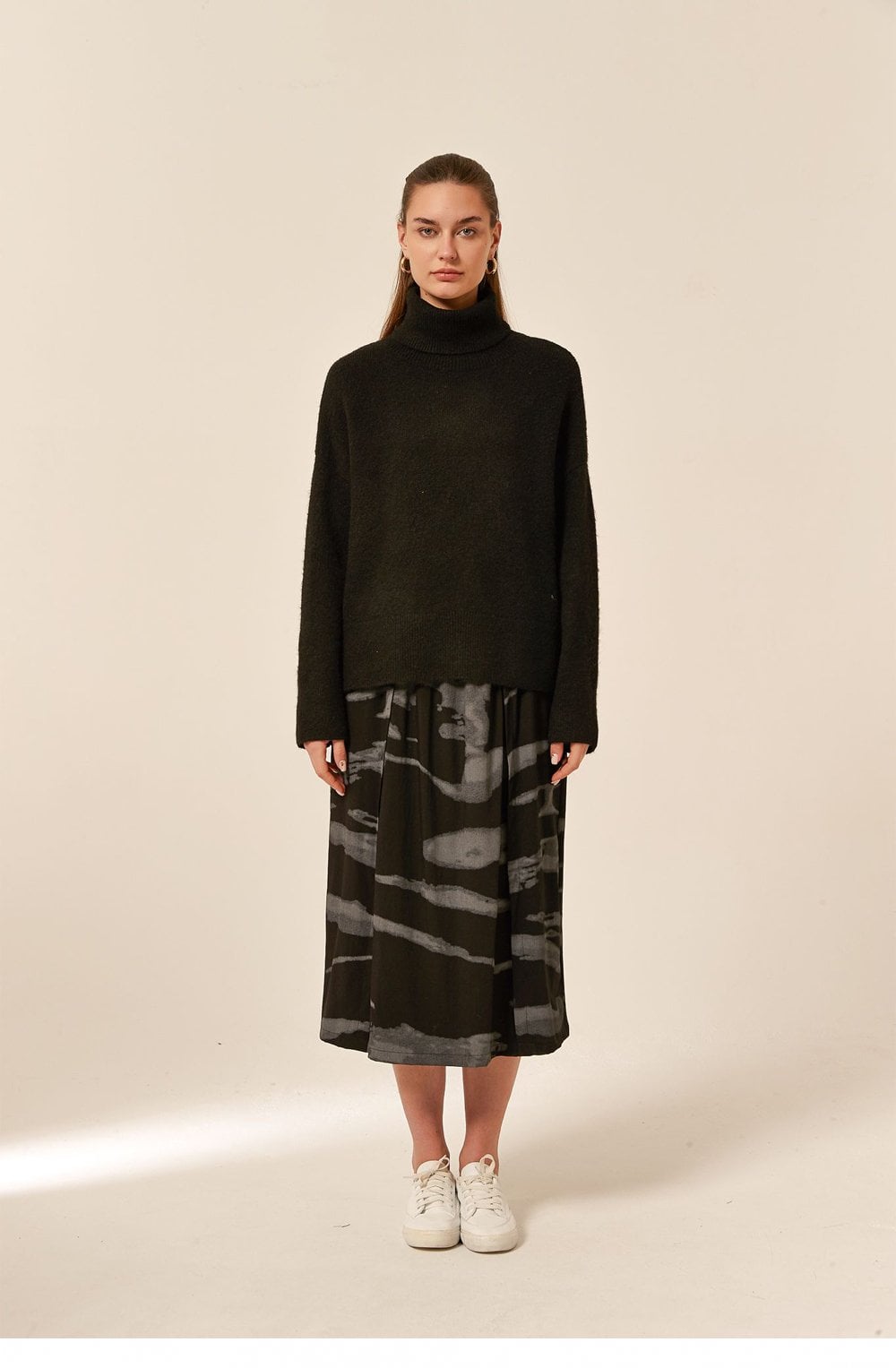 Black Turtleneck Jumper