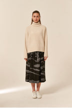 Cream Turtleneck Jumper