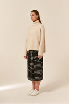 Cream Turtleneck Jumper