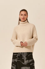 Cream Turtleneck Jumper