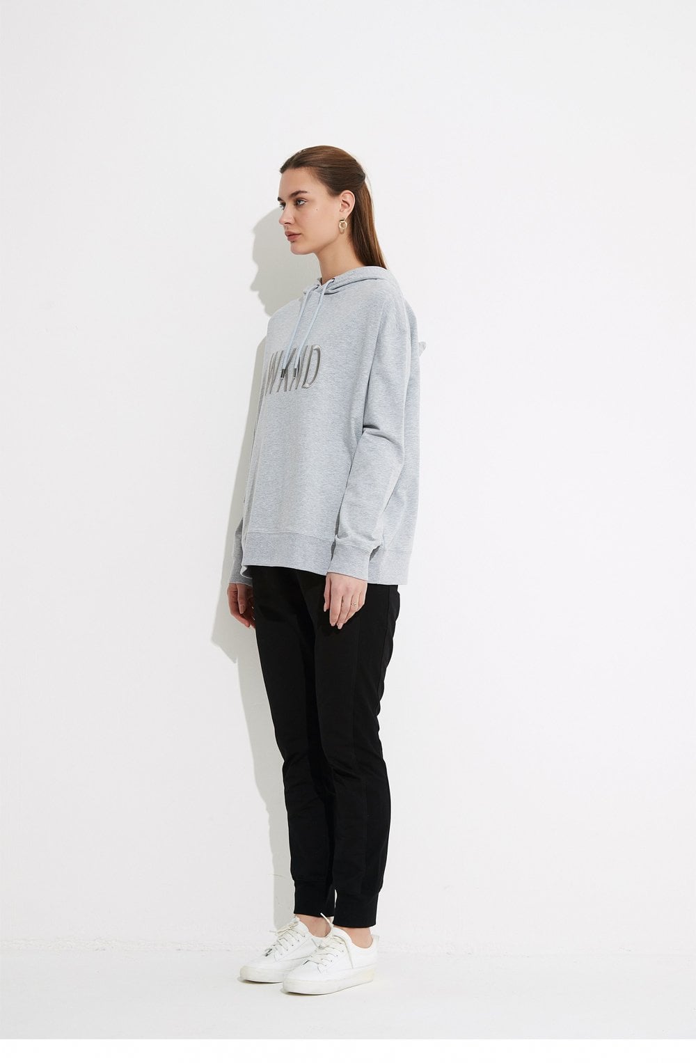 Grey Marle WKND Hooded Sweatshirt