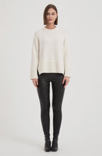 Ivory Deep Side Split Jumper