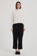 Ivory Floral Jacquard Knit Jumper