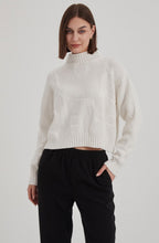 Ivory Floral Jacquard Knit Jumper