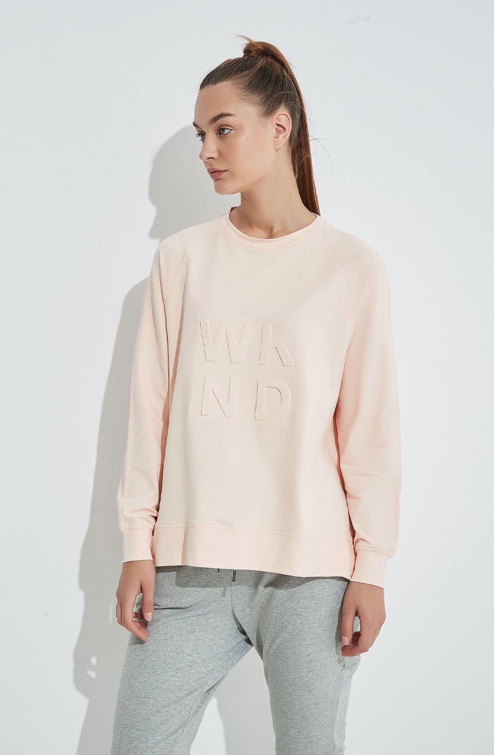Pale Blush WKND Sweatshirt