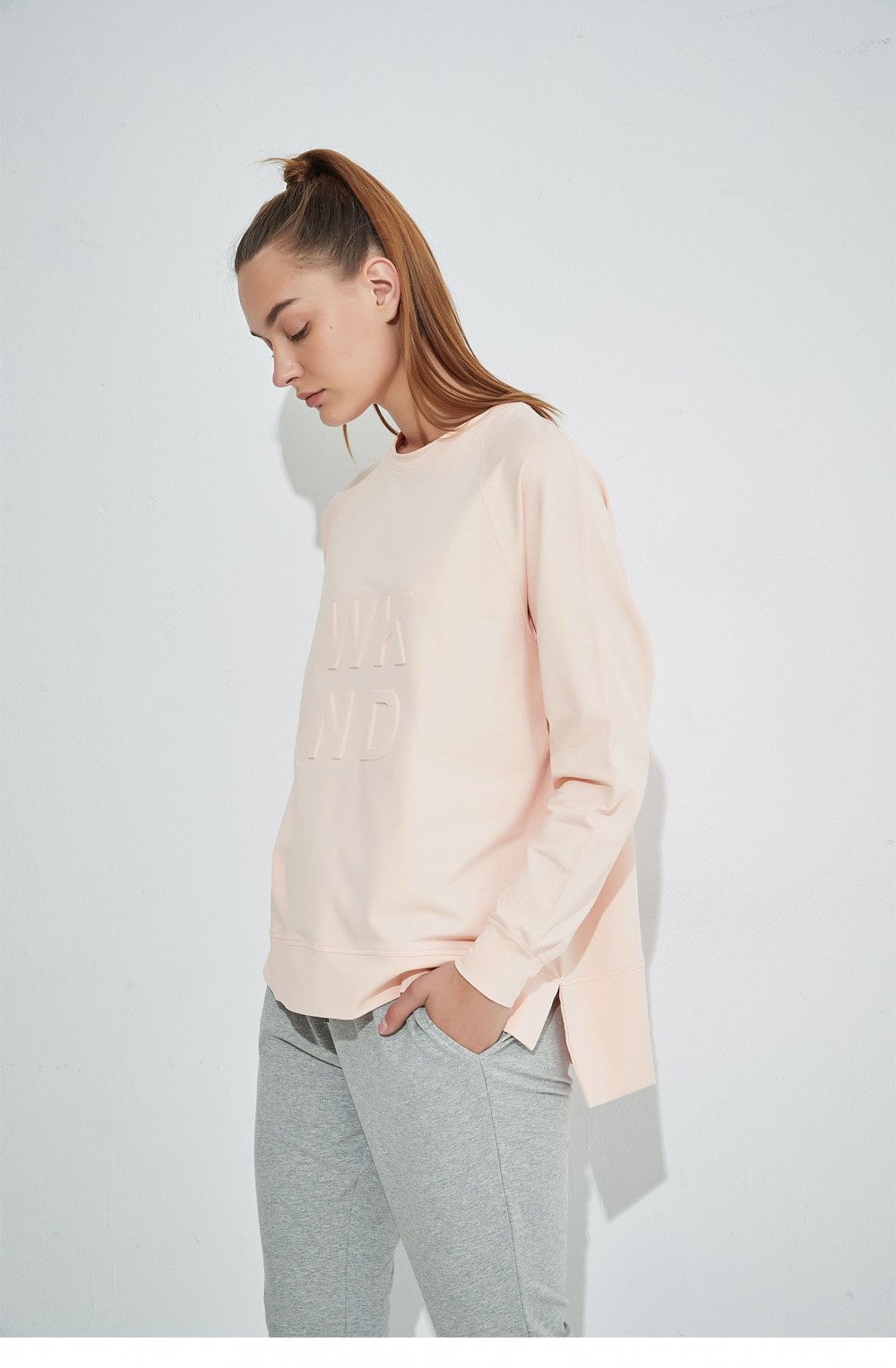 Pale Blush WKND Sweatshirt