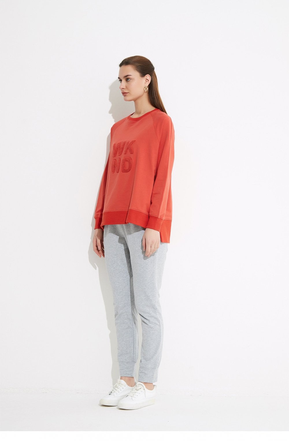 Red WKND Sweatshirt