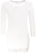 White Lace Detailed Top