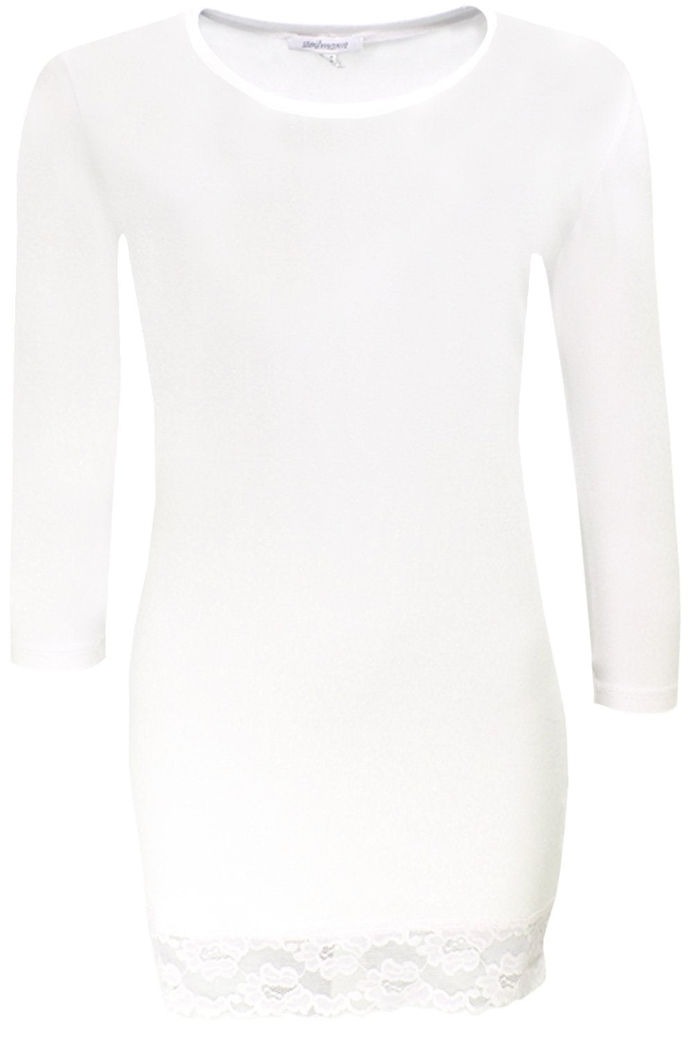 White Lace Detailed Top