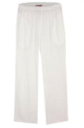 White Wide Leg Trousers