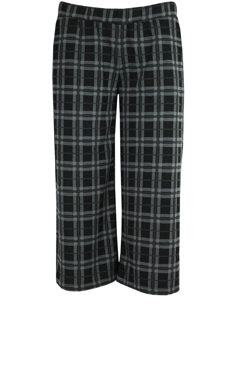 Wide Leg Checked Culottes