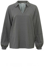 Anthracite Balloon Sleeved Blouse