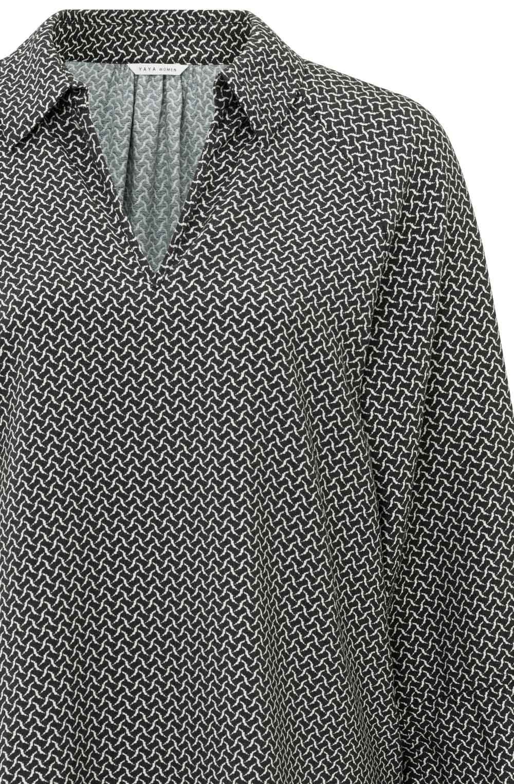 Anthracite Balloon Sleeved Blouse