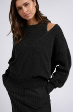 Anthracite Relaxed Sweater and Matching Knitted Tank Top
