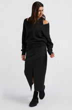 Anthracite Relaxed Sweater and Matching Knitted Tank Top