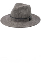 Anthracite Soft Wool Fedora Hat