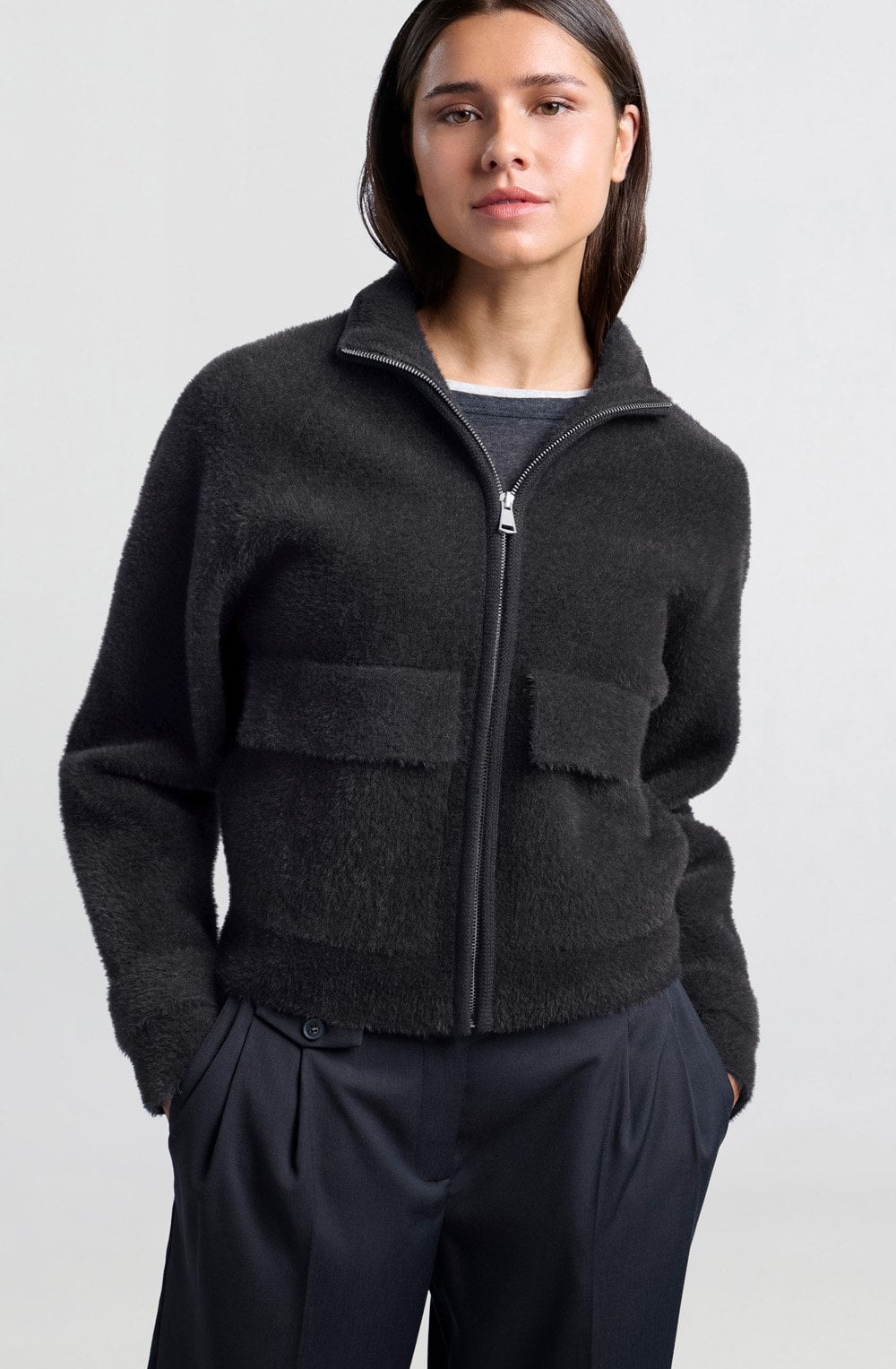 Anthracite Super Soft Box Jacket