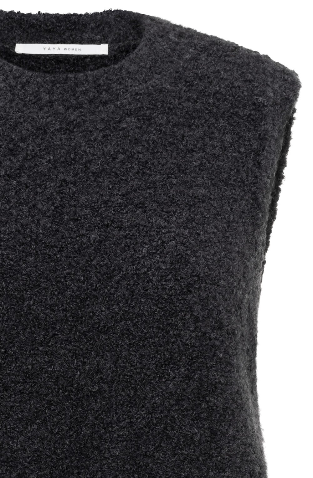 Anthracite Super Soft Textured Knit Slip