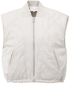Beige Reversible Padded Gilet