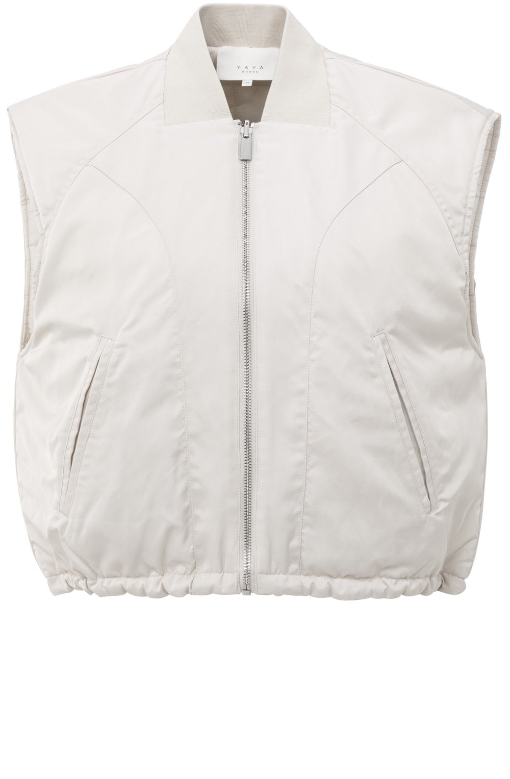 Beige Reversible Padded Gilet